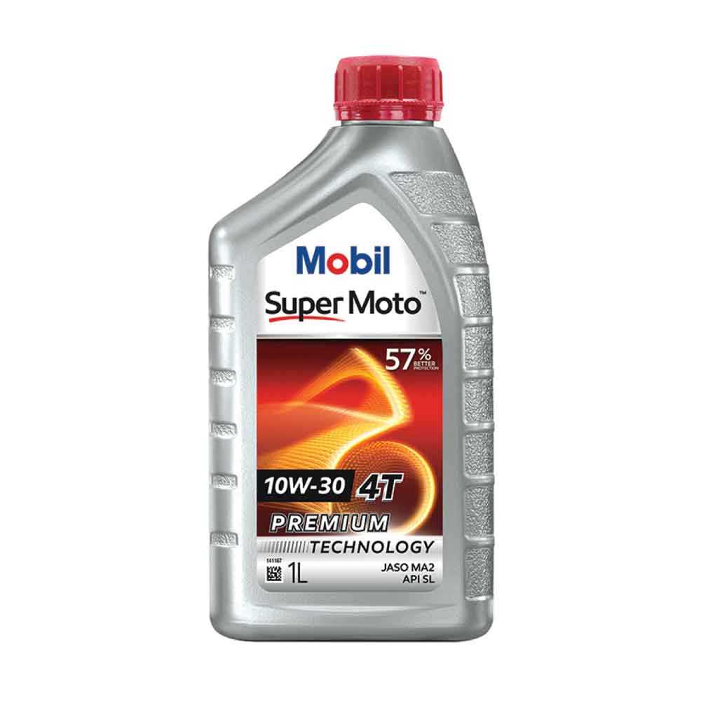 Mobil Super Moto 10W-30 Mineral Engine Oil 1L